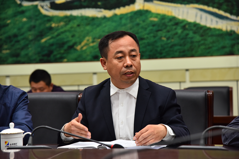 副矿长刘向强作重要讲话