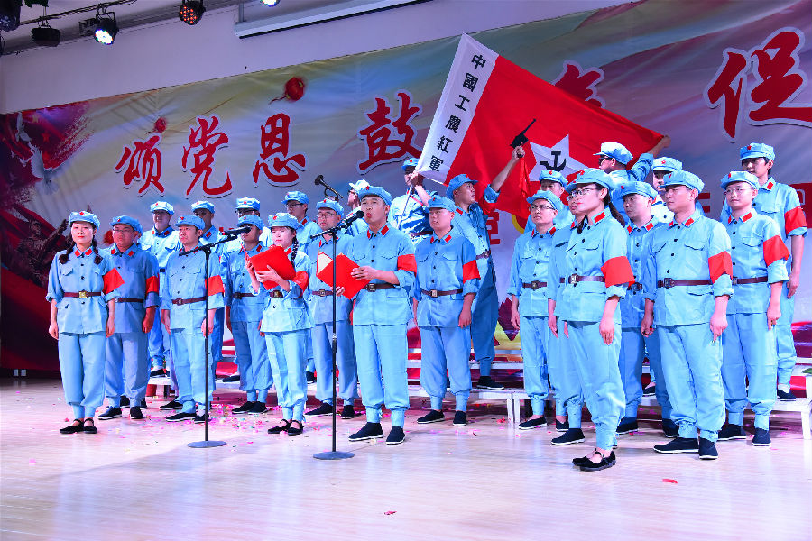 生产党支部代表队风采